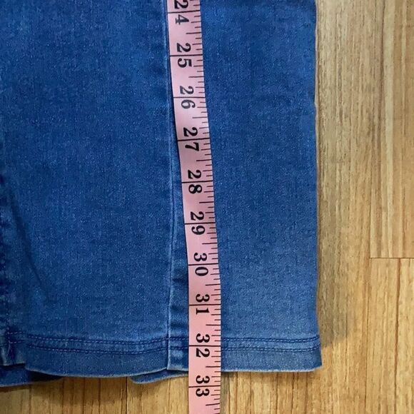 Iris Distressed Zippered Jean Dress EUC 2/$20 & 3/$30 - Picture 4 of 7